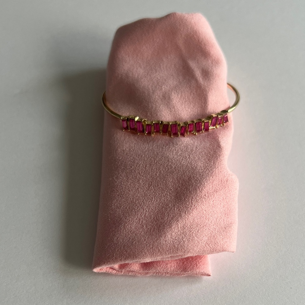 Gold and Pink Bracelet